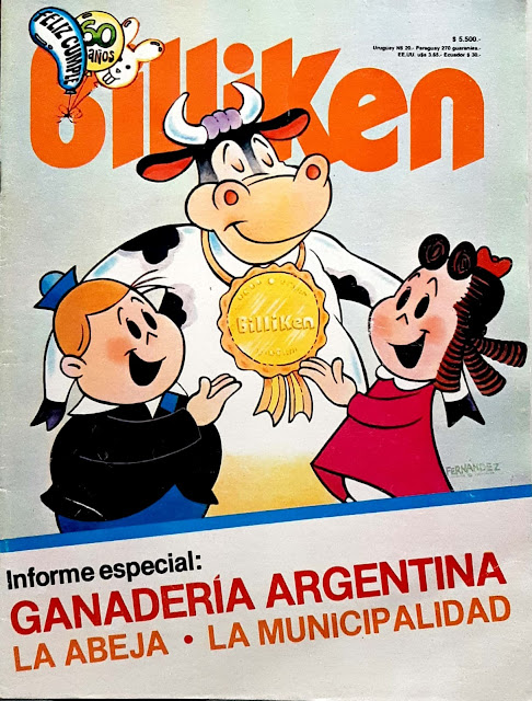 La Pequeña Lulu, Revista Billiken, Little Lulu, Decada de los 80, historietas.