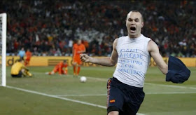 Andrés Iniesta, gol Holanda, Dani Jarque