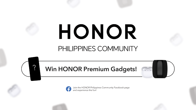 Win HONOR devices in the official HONOR Philippines Community Facebook group