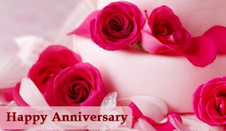 Happy Anniversary Wishes with flowers