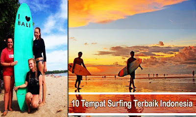 Tempat Surfing Terbaik Indonesia  