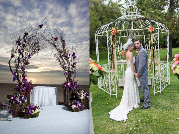 Interesting and unusual wedding arch, wedding arch, wedding arch ideas 