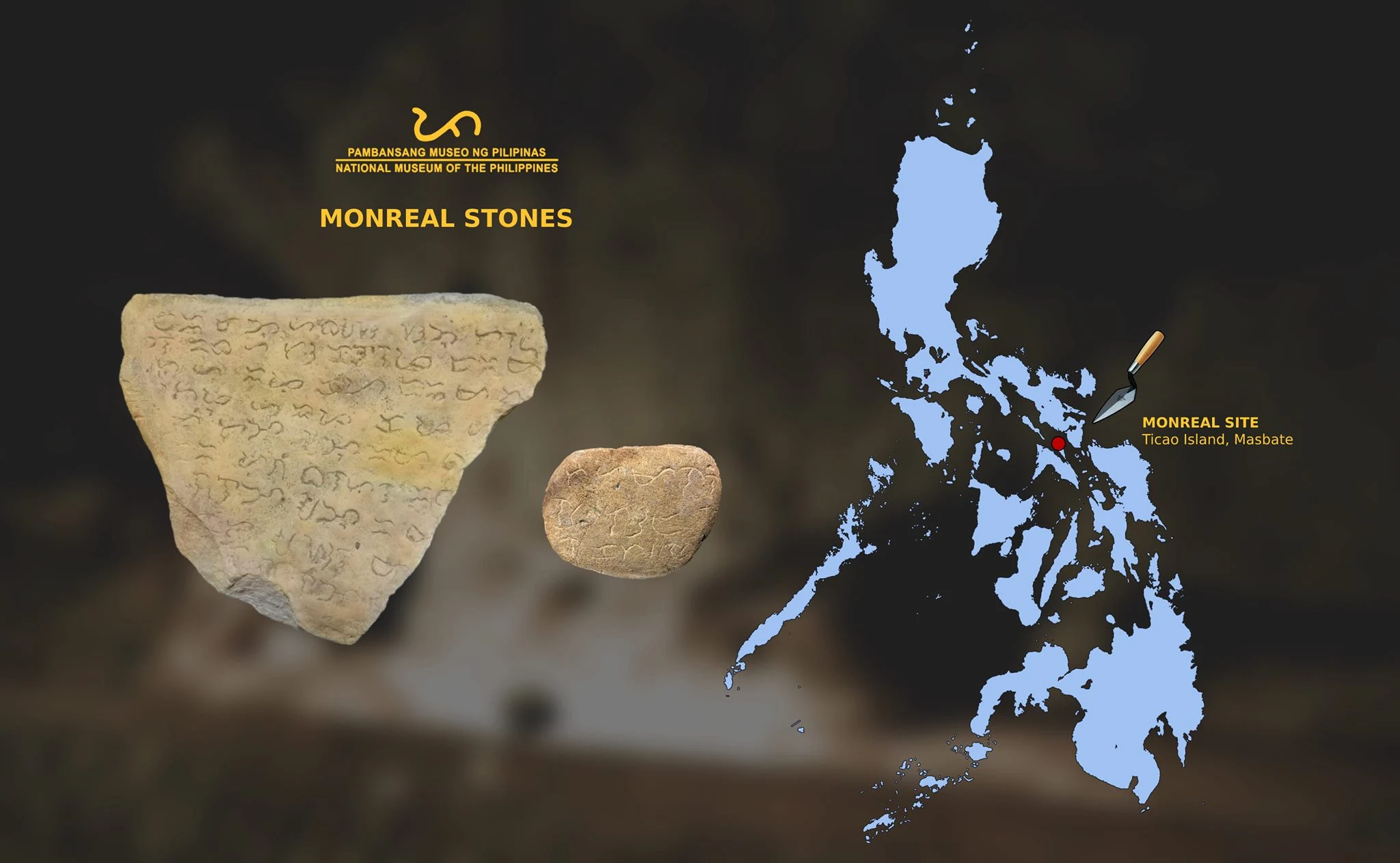 Monreal Stones from Masbate | Interesting Artifact highlighting the Philippine's Distinctive Syllabic Writing Systems