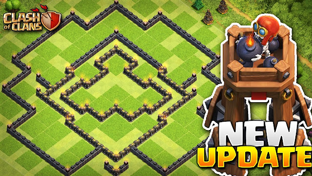 Base TH 9 Terbaik dengan Bomb Tower Clash Of Clans 