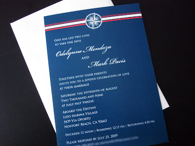 Details Beyond Design by Lauren Nautical Wedding Invitations