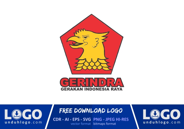 Logo Partai Gerindra Download Vector CDR AI PNG 