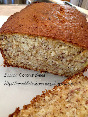 Banana Coconut Bread | Addicted to Recipes