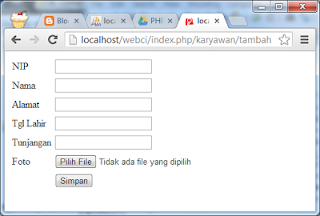 Membuat Upload Image CodeIgniter, Mengupload Gambar (Dokumen) pada CI