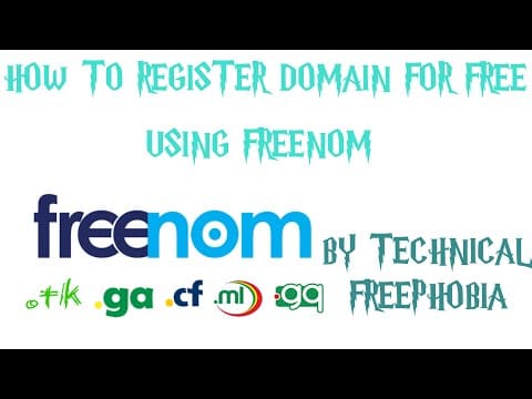 HOW TO REGISTER DOMAIN FOR FREE