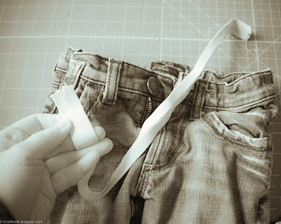 Craft Knife: Tutorial: How to Repair Kids' Adjustable Elastic-Waist Pants