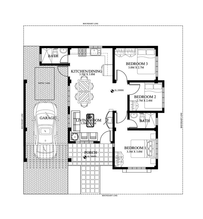Craftsman Style House Plan - 3 Beds 2.50 Baths 2552 Sq/Ft Plan ...