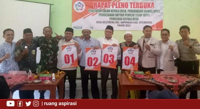 Momen-Momen Penetapan dan Pengambilan Nomor Urut Calon Kepala Desa Seletreng 