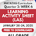 MATATAG Learning Activity Sheets (LAS) Q3 WEEK 6: January 20-24, 2025