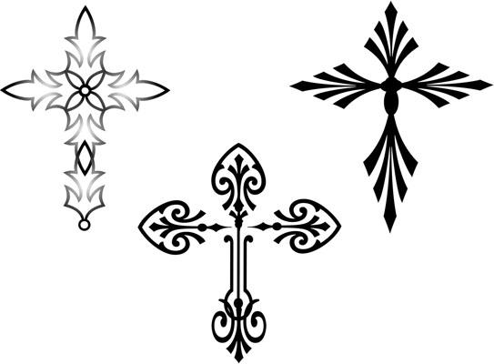 Labels Cross Tattoos Design Cross Design