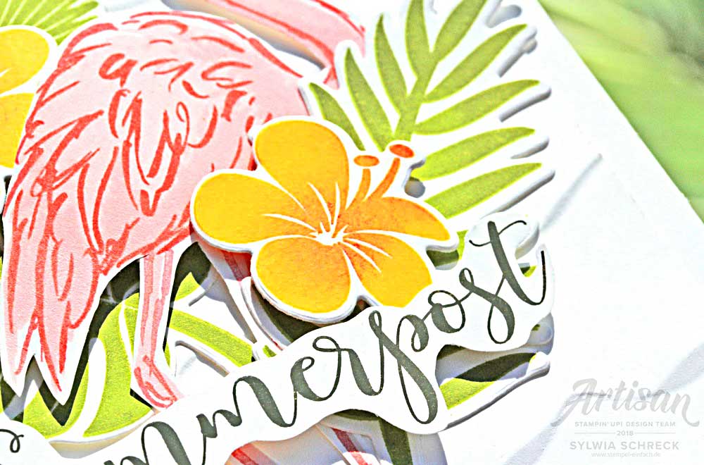 sommerpost-karten-flamingo-stampinup