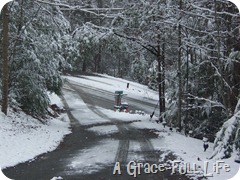 driveway chrstmas day