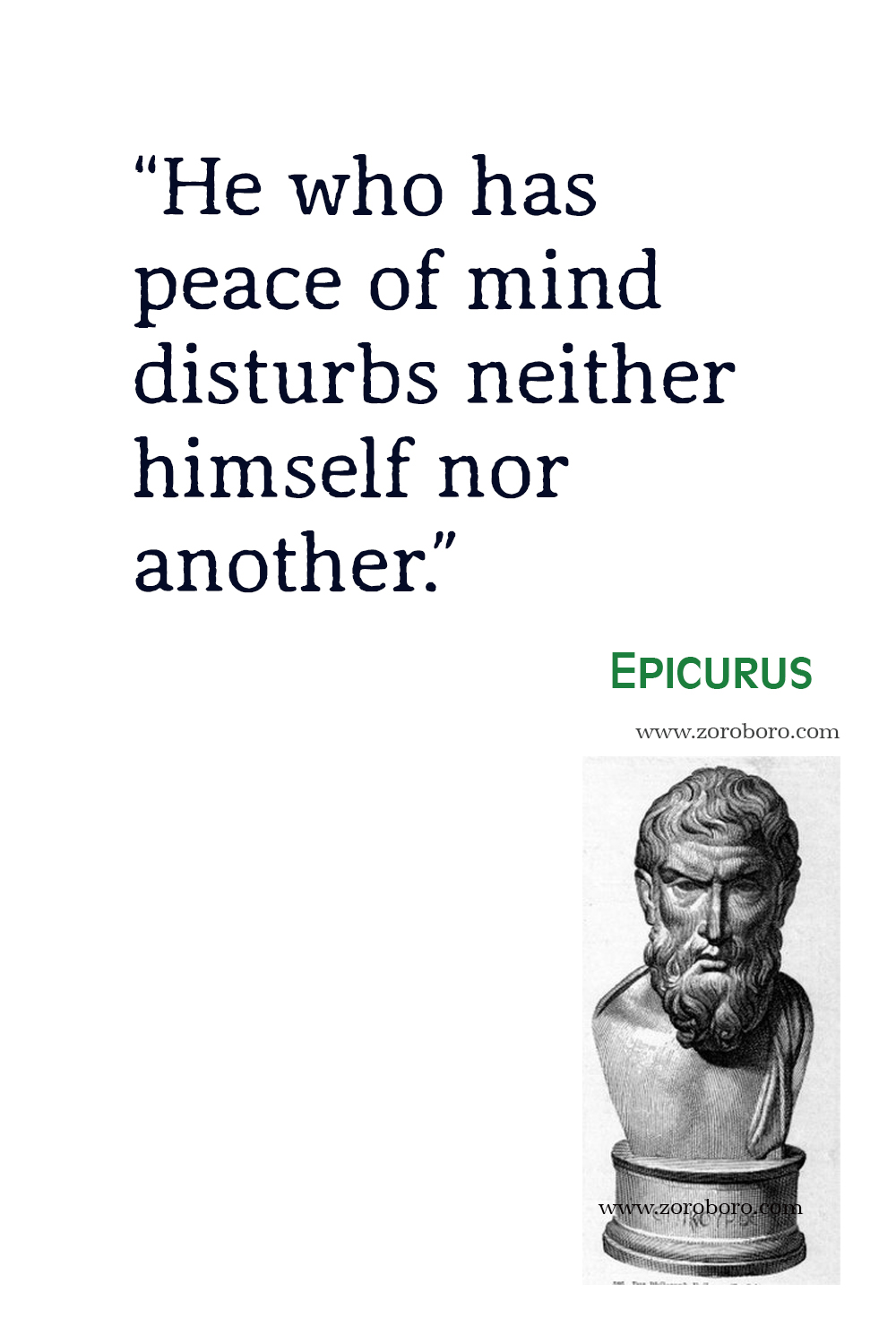 Epicurus Quotes. Epicurus Philosophy, Epicurus Books Quotes, Epicurus Art, Wisdom, Happiness, Friendship, & Virtue Quotes. Epicurus