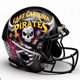 East Carolina Pirates Halloween Concept Helmets