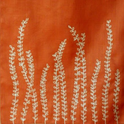 embroidered table runners from jakarta