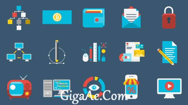 Animated Flat Icons and Concepts Pack 13399412