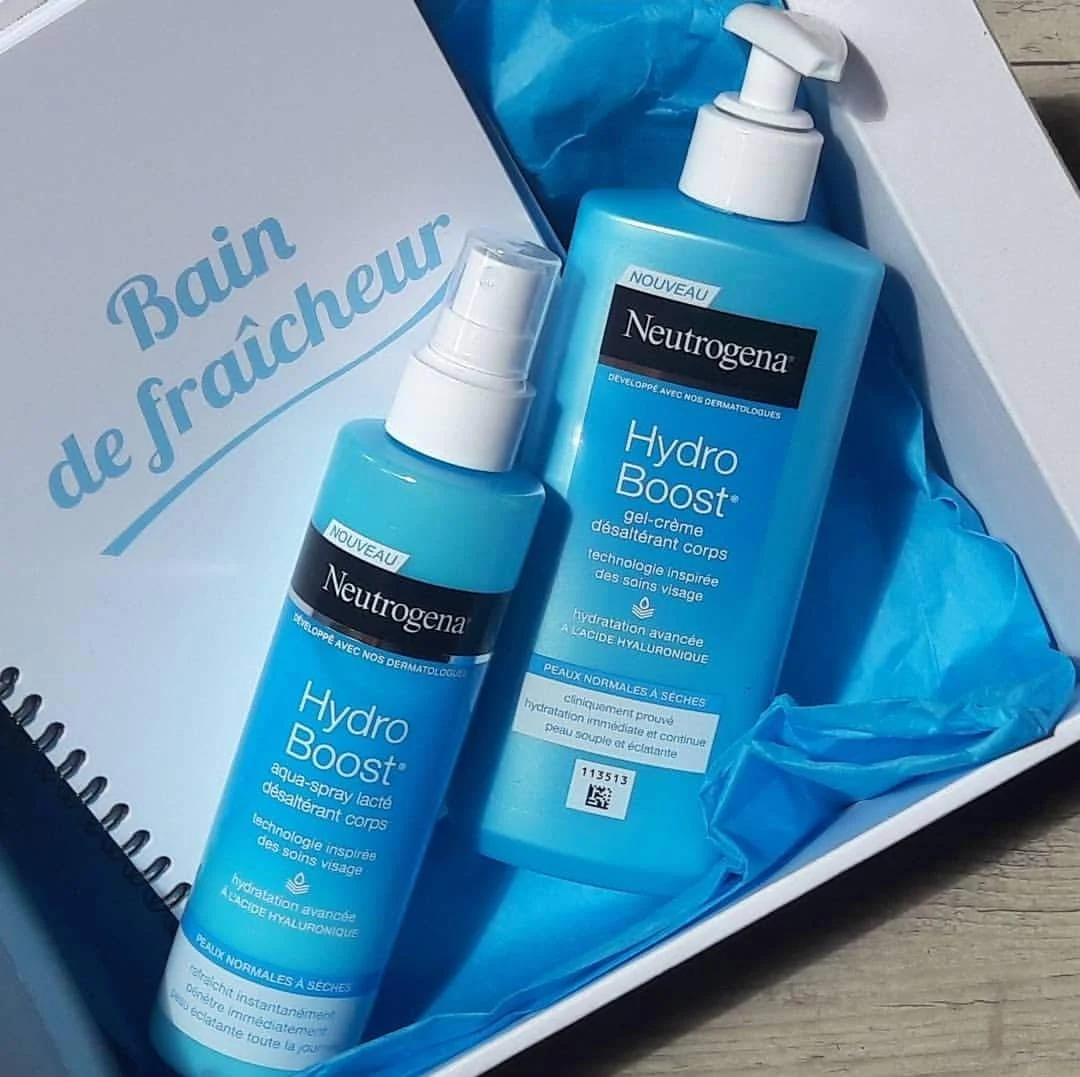 Neutrogena Hydro Boost  Gel crème & Aqua Spray Lacté désaltérant