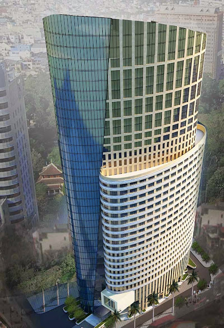 Phối cảnh dự án chung cư ellipse tower 110 trần phú