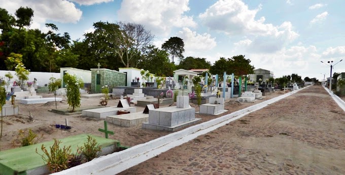 Cemitério de Cocal recebe preparação para o Dia dos Finados