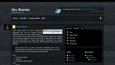 Aku Boonto Blogger template