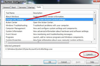 Disable User Account Control (UAC) Windows 7