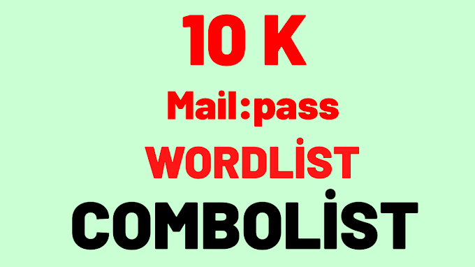 10K Mail:pass Wordlist Combolist