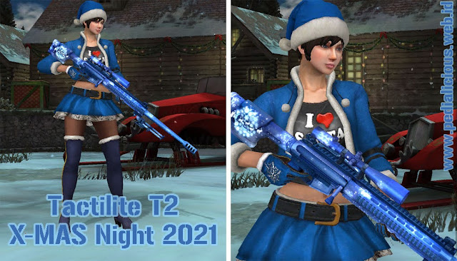 Preview Senjata Tactilite T2 X-MAS Night 2021 Point Blank Zepetto Indonesia