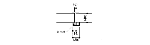 4-44-2　簡易気密型鋼製建具 両開きの場合