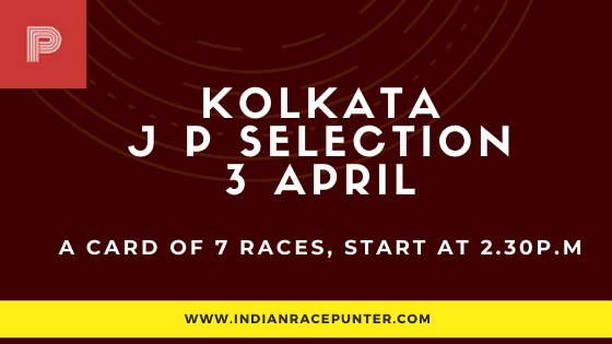 Kolkata Jackpot Selections 3 April