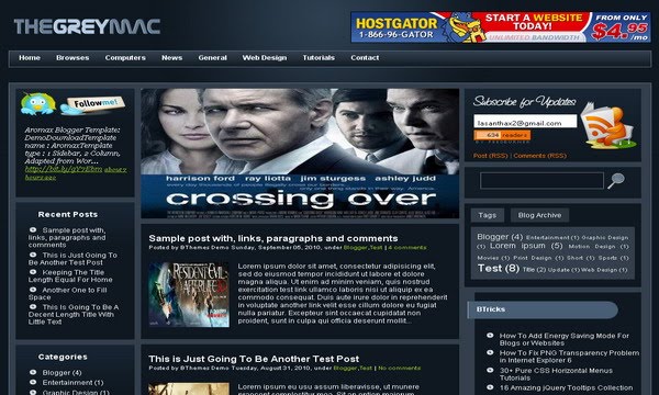 TheGreyMac Blogger Template