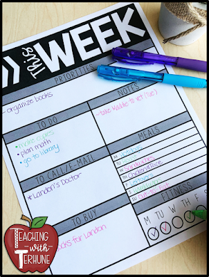 This Week Planner Page