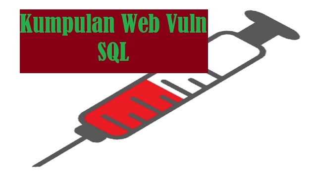 Kumpulan Web Vuln SQL