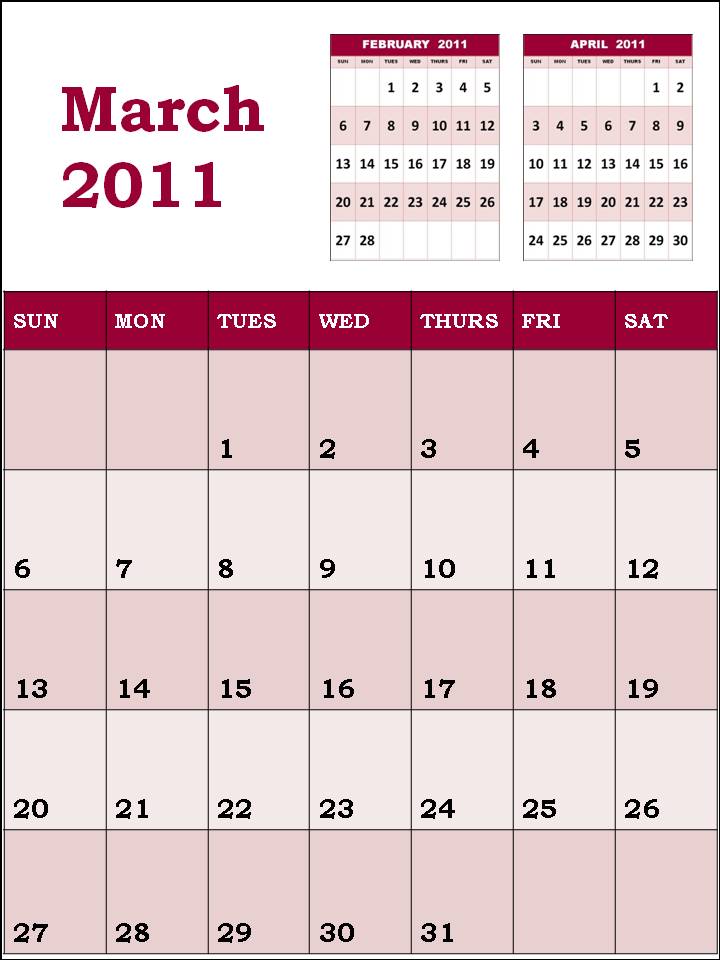 +calendar+template+2011