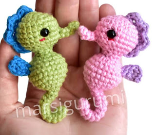 PATRON GRATIS CABALLITO DE MAR AMIGURUMI 67378