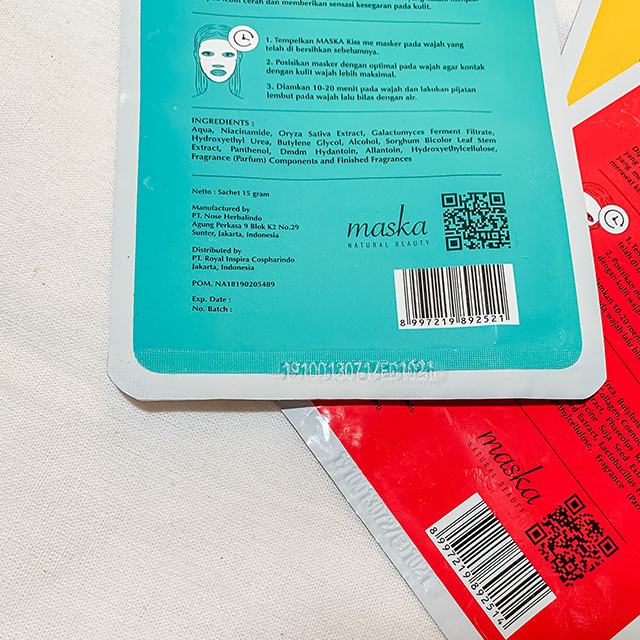 maska sheet mask