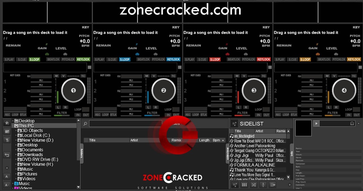 Grom_4_Decks Virtual Dj Skin | Zone Cracked - Virtual DJ ...