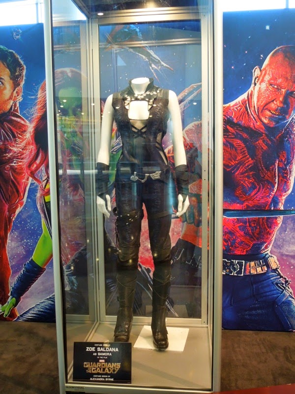 Zoe Saldana Guardians of the Galaxy Gamora costume
