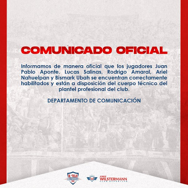 COMUNICADO OFICIAL 🔴🔵