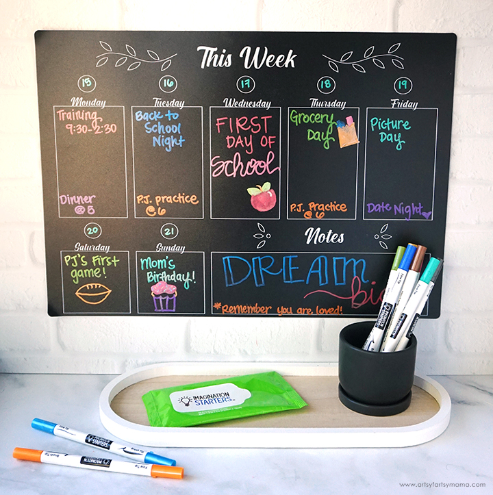 Chalkboard Weekly Calendar