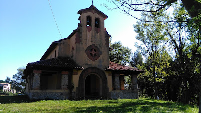 Iglesia parroquial de Santa Eulalia de Niévares, Villaviciosa. Grupo Ultramar Acuarelistas