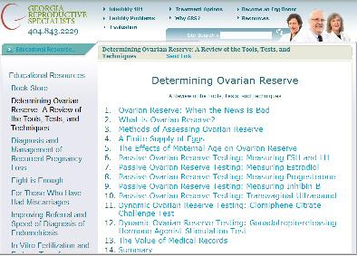 assessing ovarian reserve