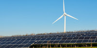 Clean power sources such as wind and solar are shaking up the energy market. (Image: Credit: Gerry Machen via Flickr) Click to Enlarge.