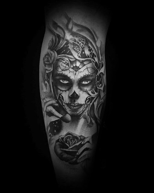 Tatuagem Catrina - 30 ideias para se inspirar