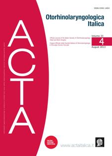 ACTA Otorhinolaryngologica Italica 2013-04 - August 2013 | ISSN 1827-675X | TRUE PDF | Bimestrale | Professionisti | Medicina | Salute | Otorinolaringoiatria
ACTA Otorhinolaryngologica Italica first appeared as Annali di Laringologia Otologia e Faringologia and was founded in 1901 by Giulio Masini. It is the official publication of the Italian Hospital Otology Association (A.O.O.I.) and, since 1976, also of the Società Italiana di Otorinolaringologia e Chirurgia Cervico-Facciale (S.I.O.Ch.C.-F.).
The journal publishes original articles (clinical trials, cohort studies, case-control studies, cross-sectional surveys, and diagnostic test assessments) of interest in the field of otorhinolaryngology as well as case reports (unique, highly relevant and educationally valuable cases), case series, clinical techniques and technology (a short report of unique or original methods for surgical techniques, medical management or new devices or technology), editorials (including editorial guests – special contribution) and letters to the editors. Articles concerning science investigations and well prepared systematic reviews (including meta-analyses) on themes related to basic science, clinical otorhinolaryngology and head and neck surgery have high priority. The journal publish furthermore official proceedings of the Italian Society, special columns as well as calendar of events.
Manuscripts must be prepared in accordance with the Uniform Requirements for Manuscripts Submitted to Biomedical Journals developed by the international committee of medical journal editors. Texts must be original and should not be presented simultaneously to more than one journal.
Only papers strictly adhering to the editorial instructions outlined herein will be considered for publication. Acceptance is upon the critical assessment by experts in the field (Reviewers), the introduction of any changes requested and the final decision of the Editor-in-Chief.