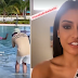 Rabiya Mateo falls off swimming pool at Miss Universe photo shoot