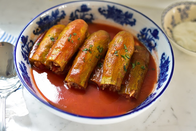 Vegetarian Stuffed Koosa